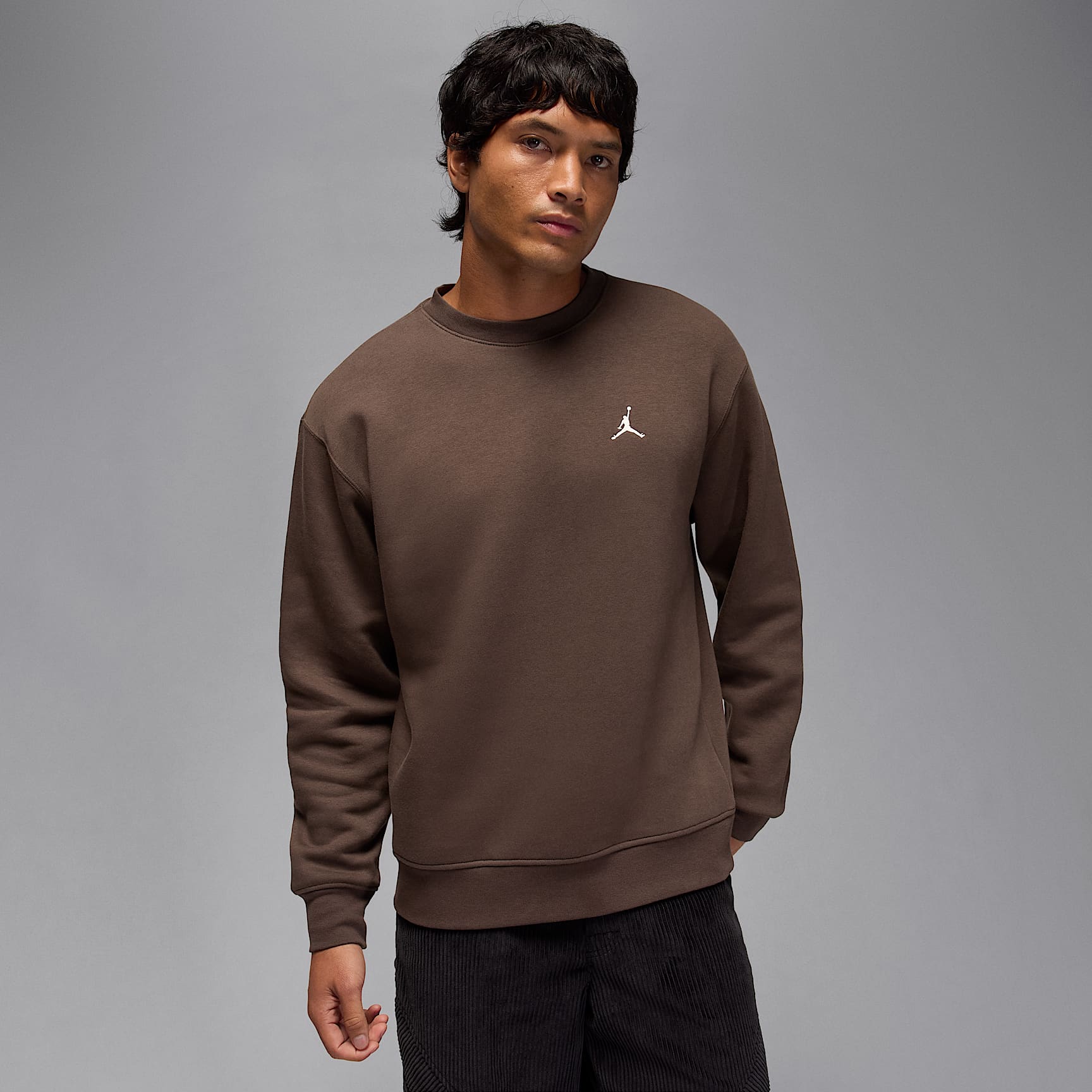 ナイキ ジョーダン ブルックリン フリース L/S クルー スウェット 水色 NIKE公式】ジョーダン ブルックリン フリース メンズ クルーネック
